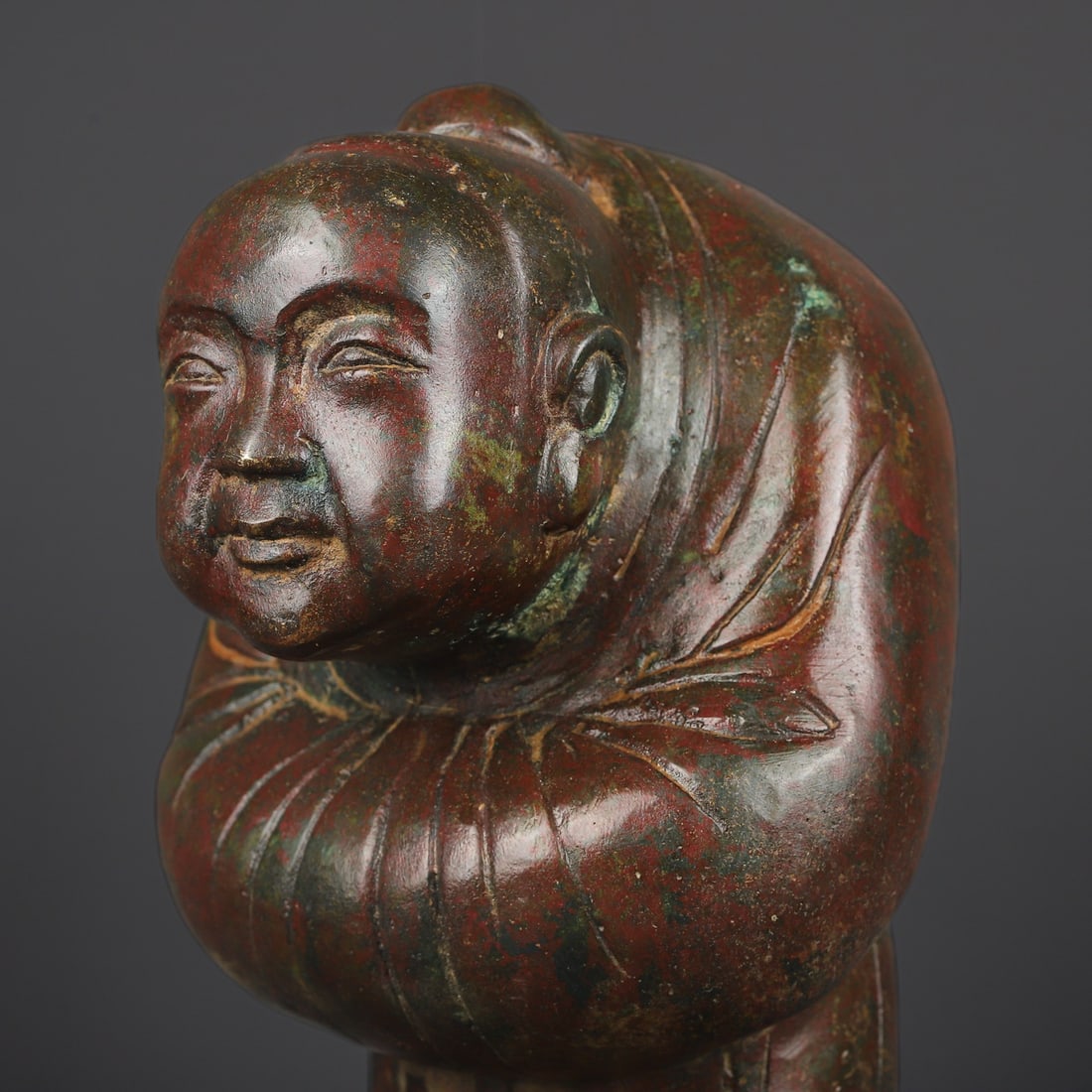 An Exquisite Chinese Bronze servant - 4