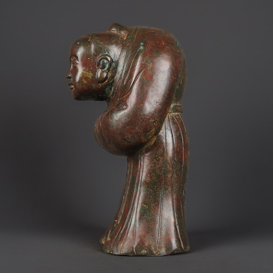An Exquisite Chinese Bronze servant - 5