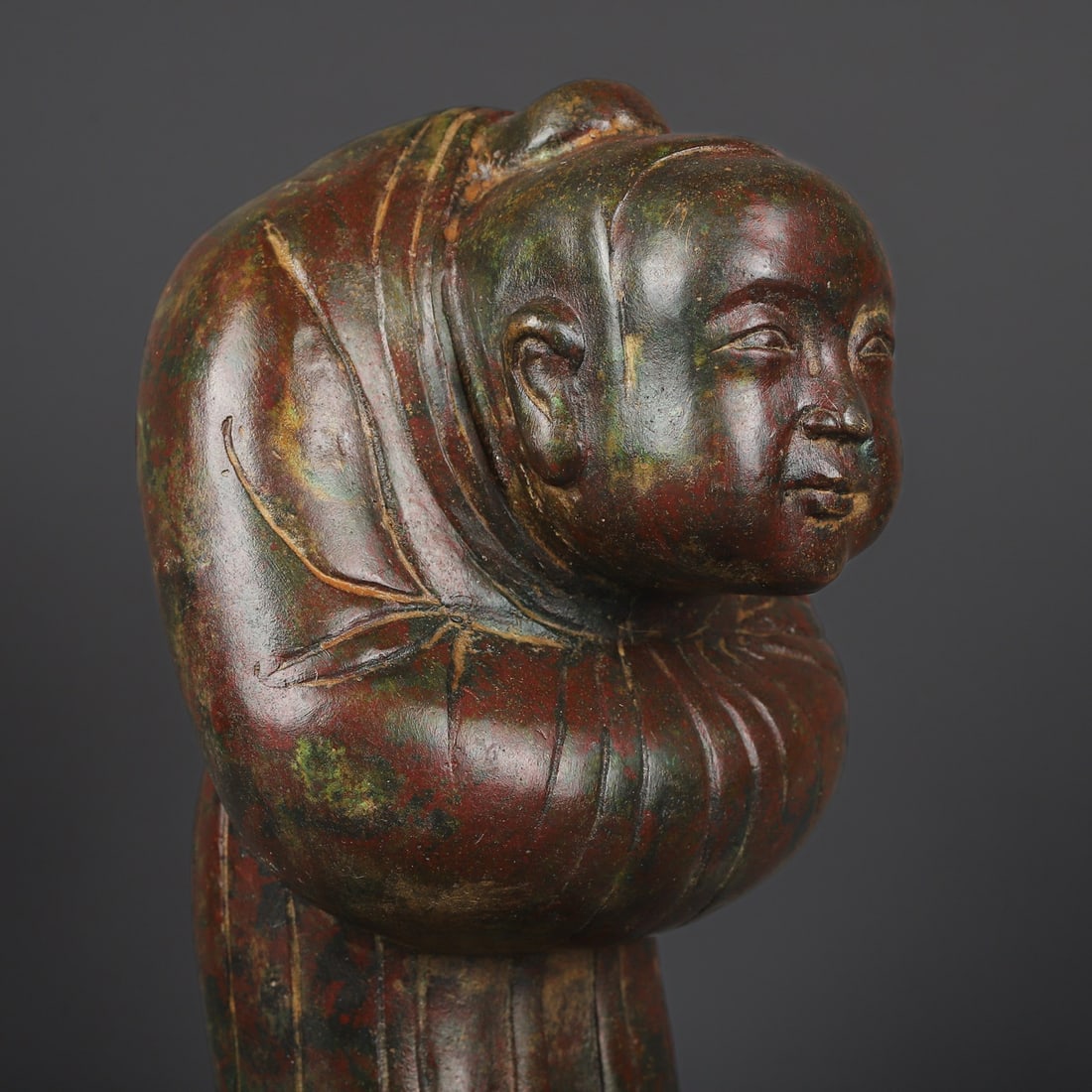 An Exquisite Chinese Bronze servant - 8
