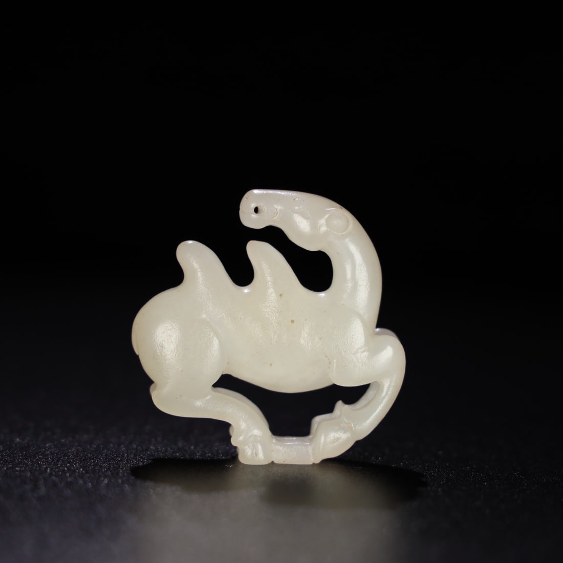 An Exquisite Chinese Natural Jade Carved camel handles: Size: Width 5.6 cm - Height 1.7 cm Materials: Jade Dynasty: Qing dynasty Attribution: Qianlong Period Object: camel handles.