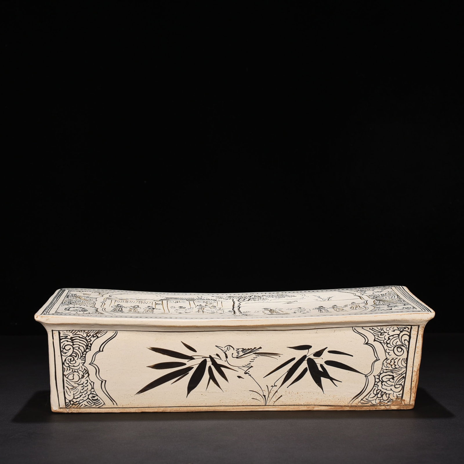 An Exquisite Chinese Cizhou Kiln Square pillow (1 of 9)