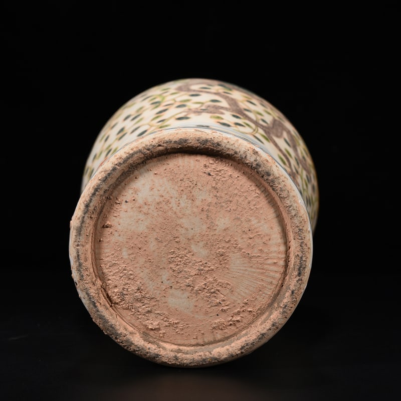 An Exquisite Chinese multi colored dragon pattern plum vase - 9