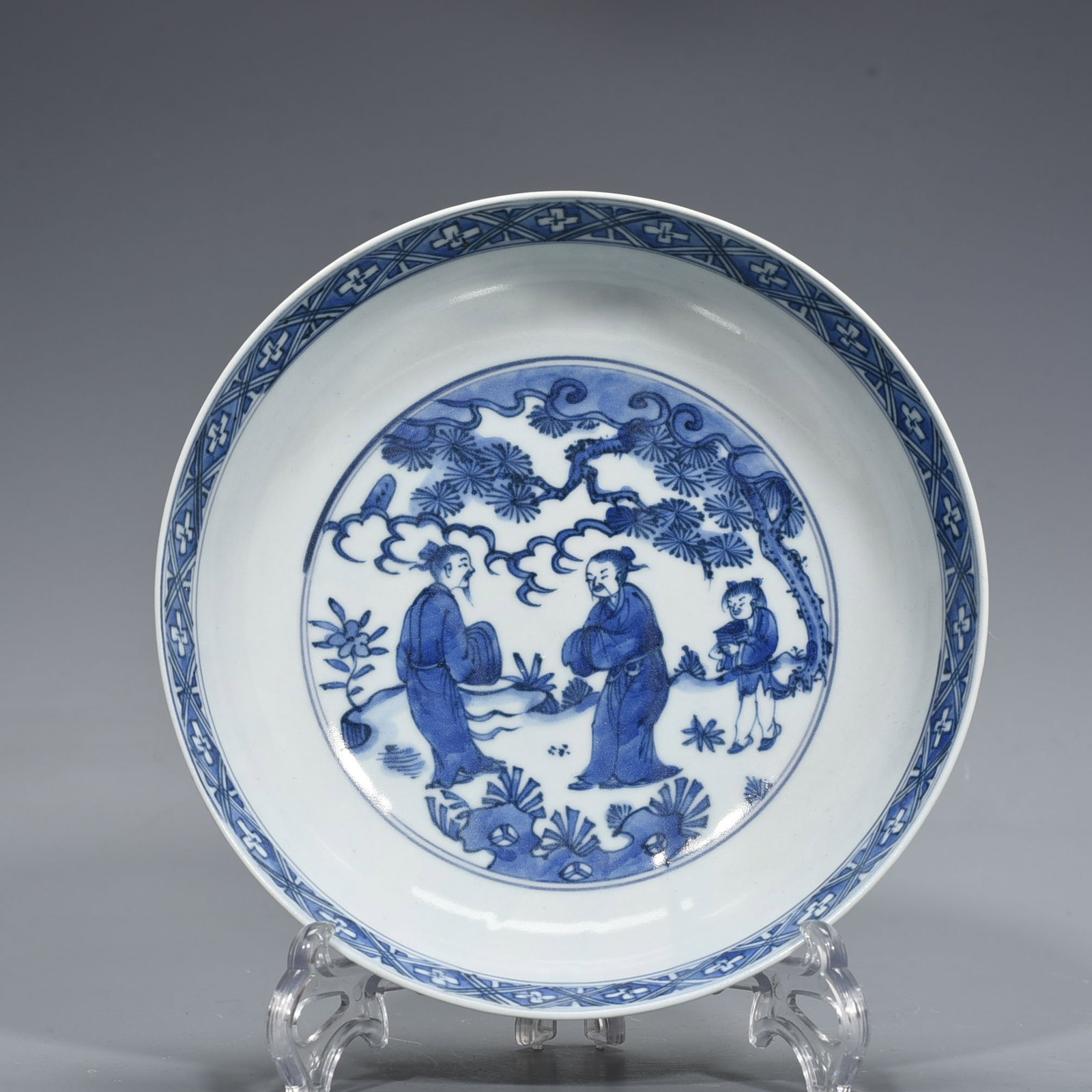An Exquisite Chinese Changchun Character Story Plate (1 of 5)