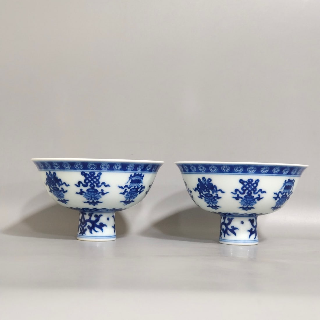 An Exquisite Chinese Ruyi Eight Treasures Pattern Goblet (1 of 9)