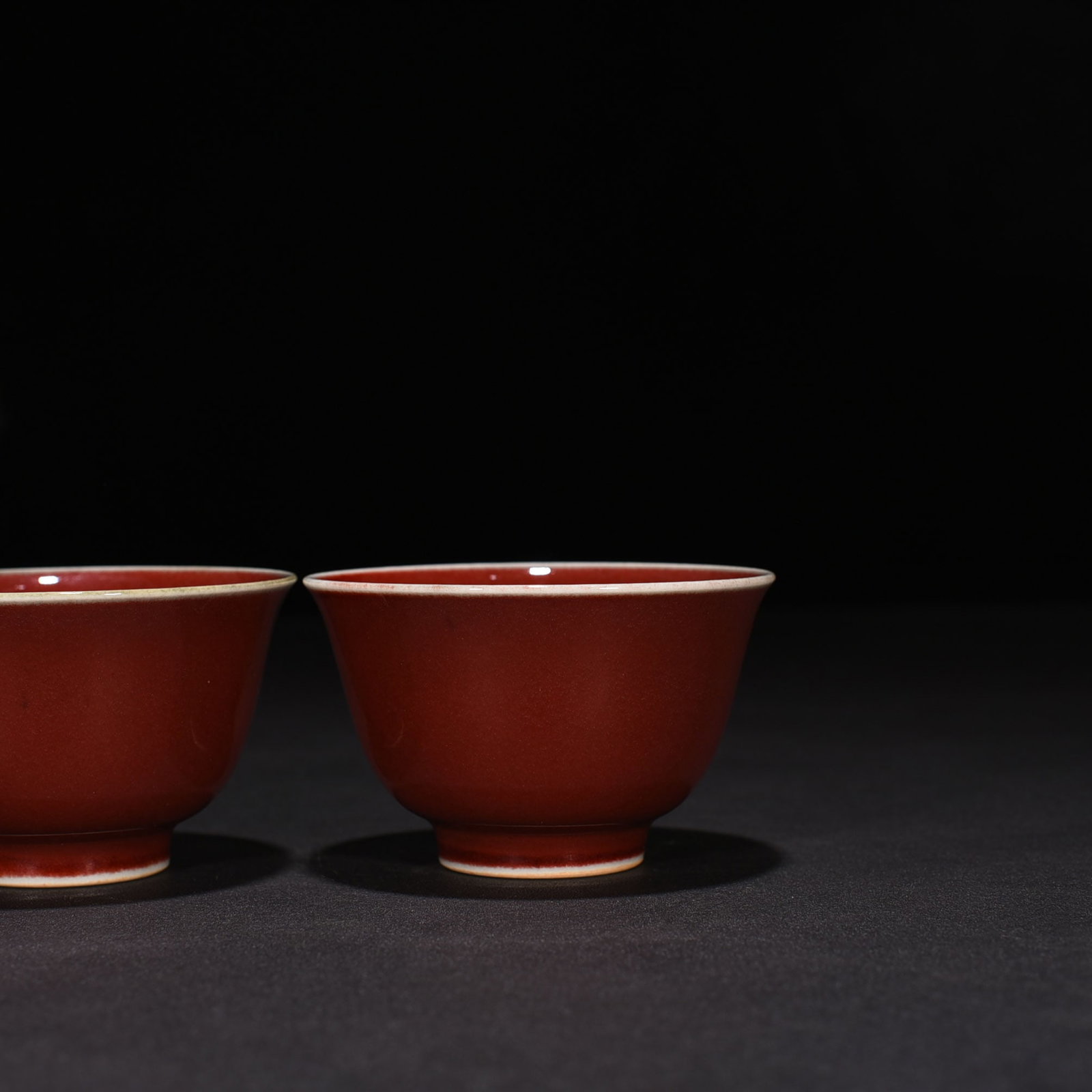 An Exquisite Chinese ruby ??red glaze cup - 3
