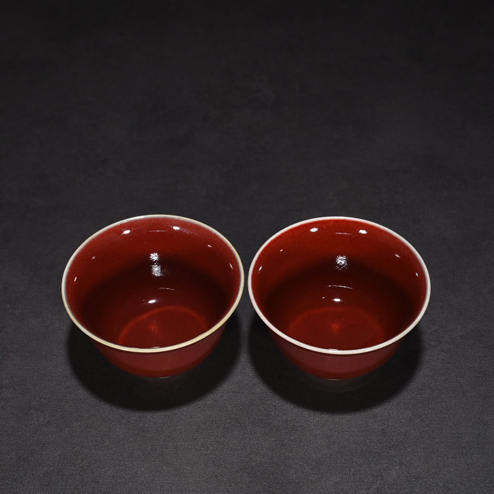 An Exquisite Chinese ruby ??red glaze cup - 5