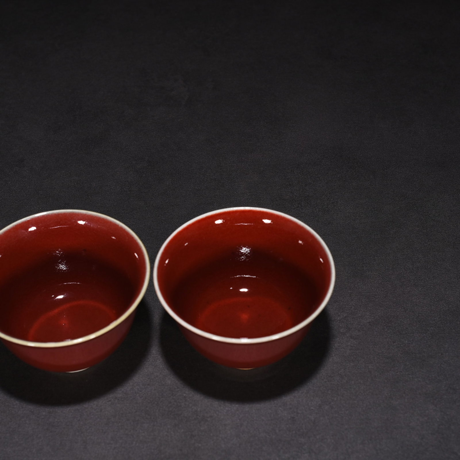 An Exquisite Chinese ruby ??red glaze cup - 6
