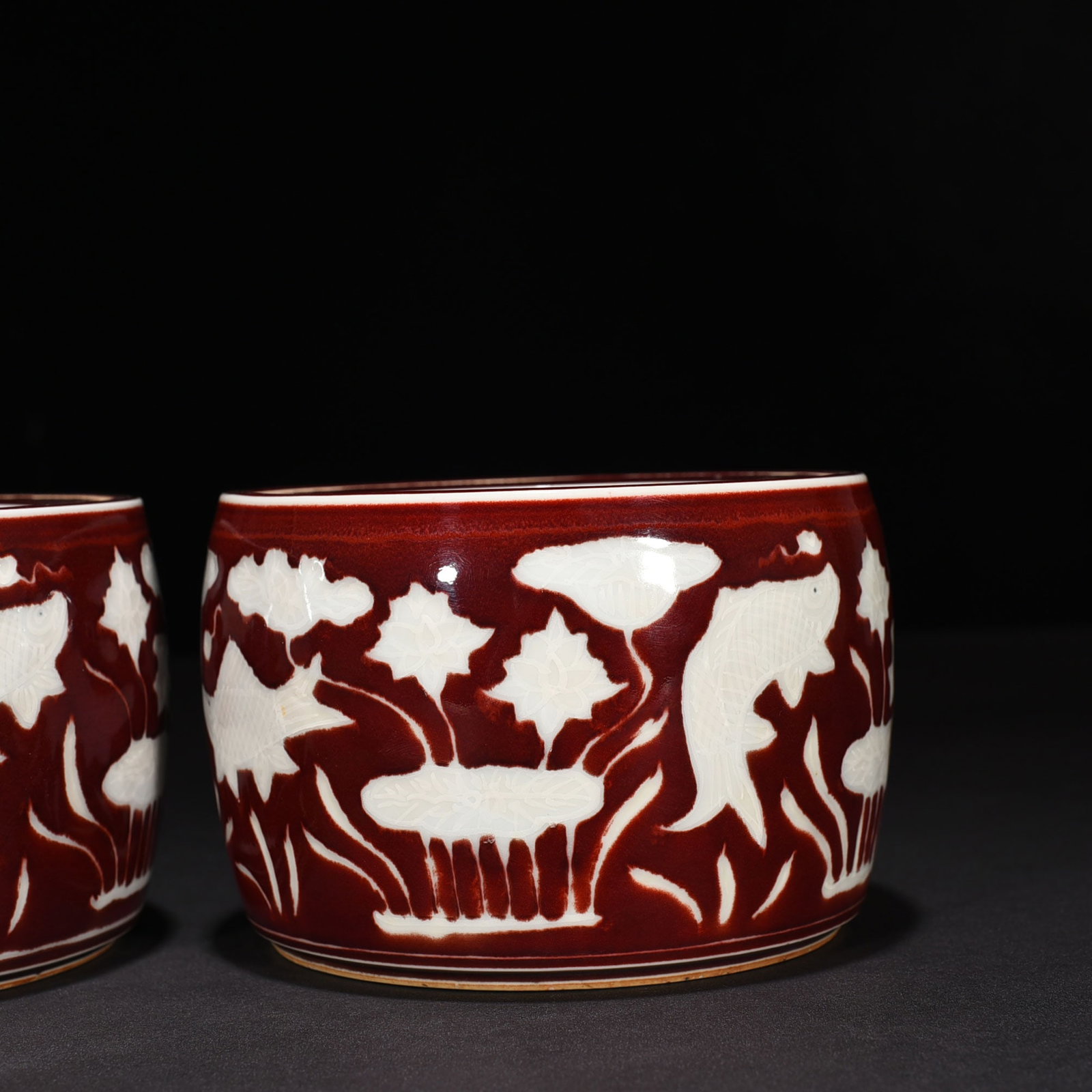 An Exquisite Chinese ruby ??red glazed jar - 4