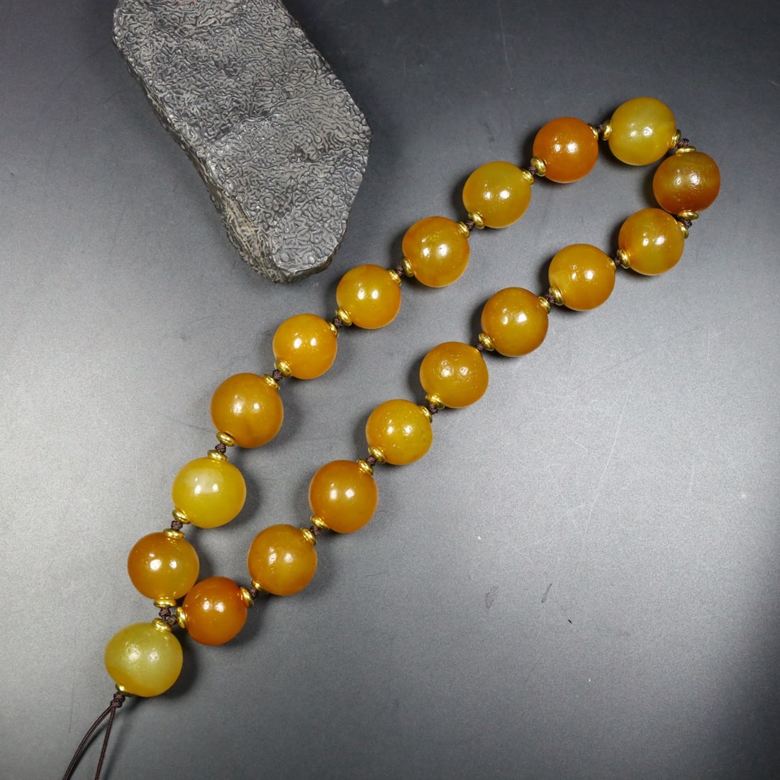An Exquisite Chinese Natural Jade Carved Ball (1 of 9)