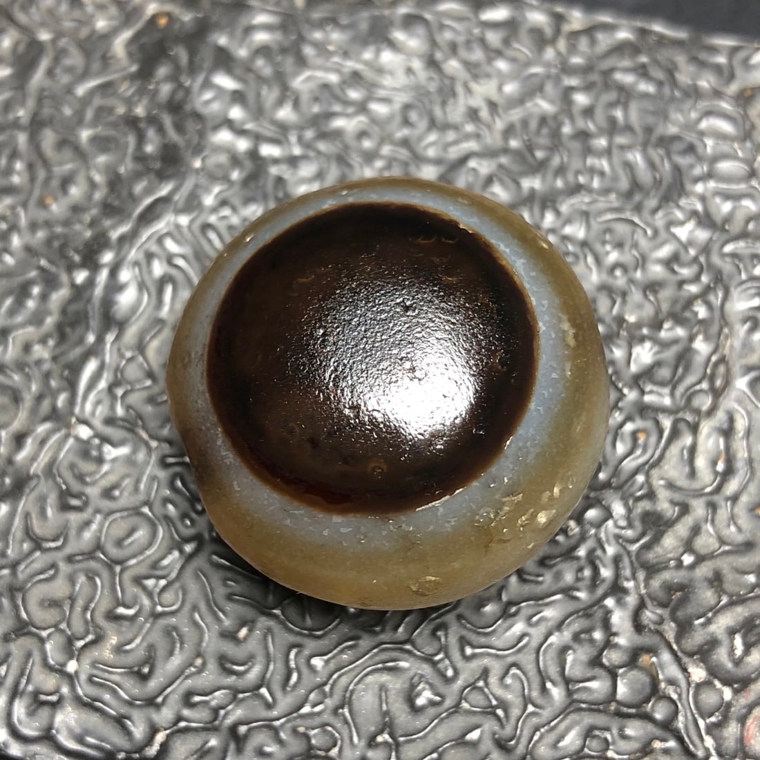 An Exquisite Chinese Natural Jade Carved bead (1 of 10)