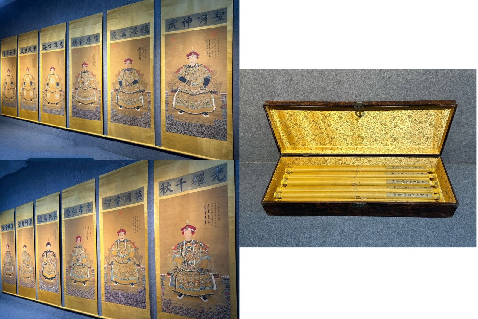 Chinese scroll painting Lang Shining (1 of 9)