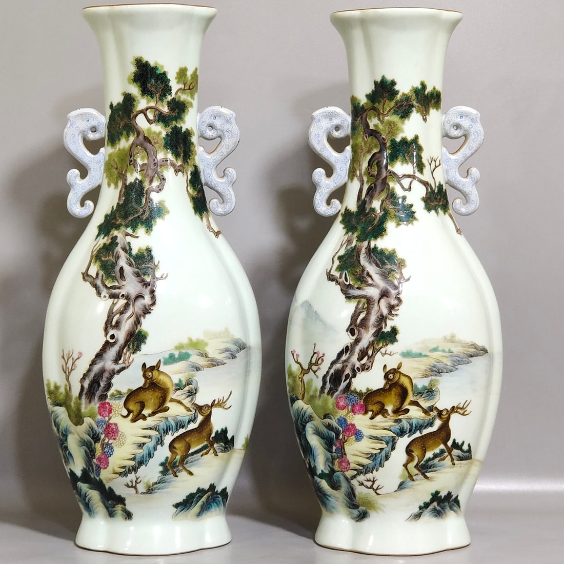An Exquisite Chinese Song Deer Amphora (1 of 9)