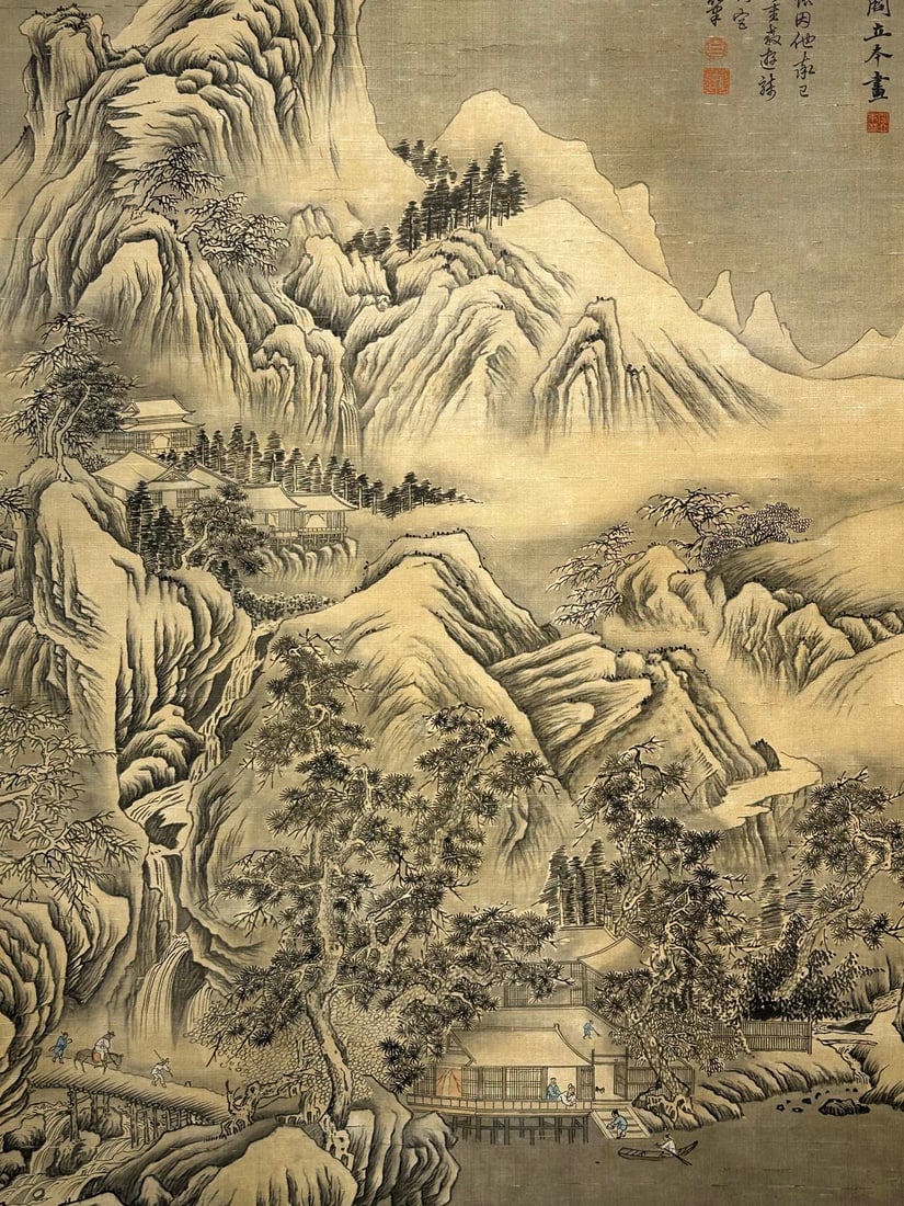 Chinese scroll painting Yan Liben - 7
