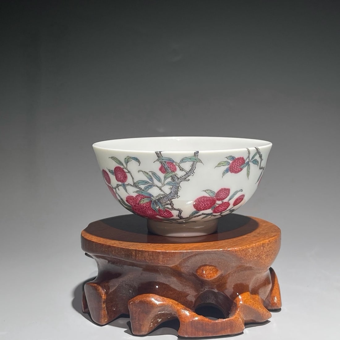 An Exquisite Chinese twigs and lychee pattern enamel small Porcelain bowl: Size: Width 9.6 cm - Height 4.7 cm Materials: Porcelain Dynasty: Qing dynasty Attribution: Yongzheng Period Object: bowl