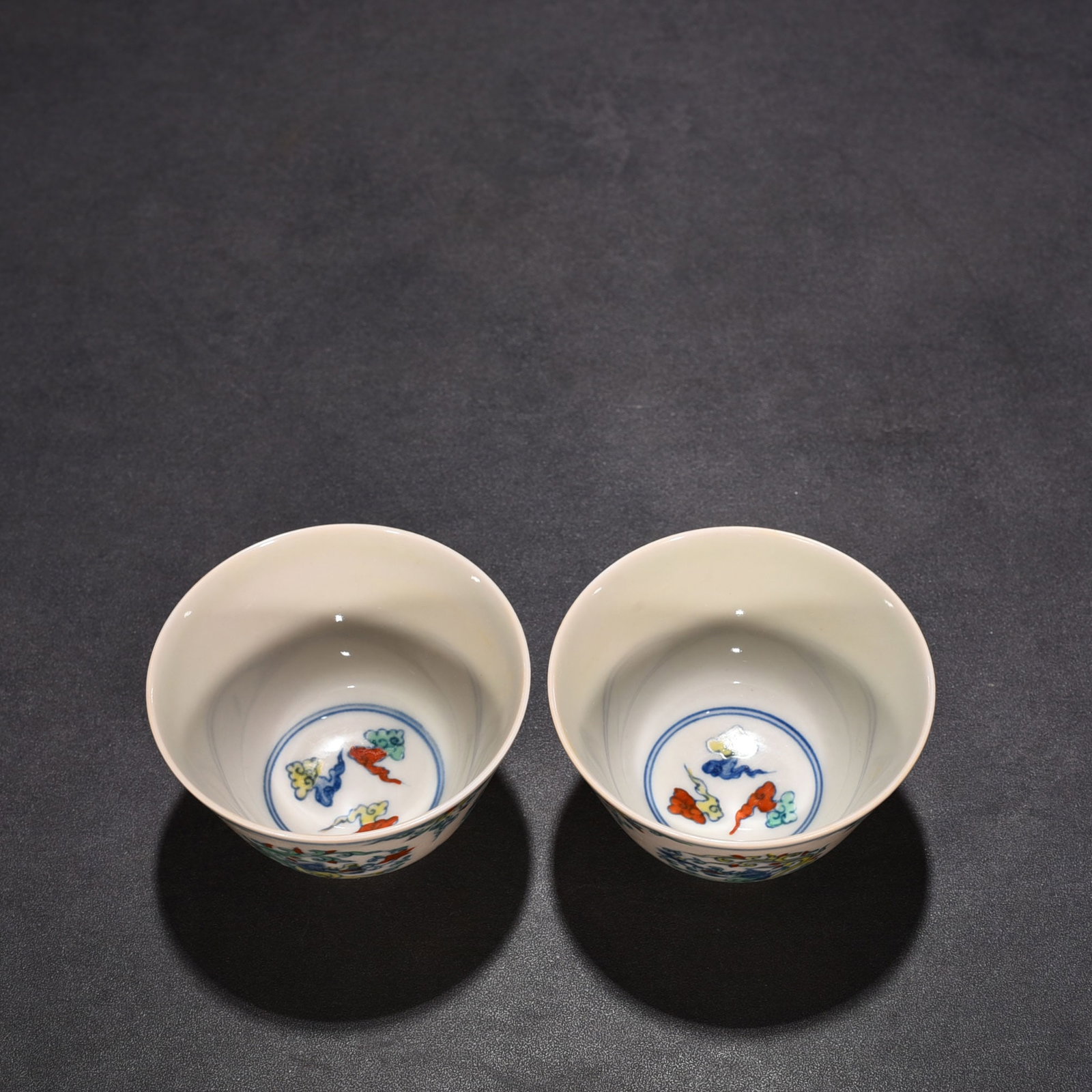 An Exquisite Chinese Doucai Dragon Pattern Cup - 5
