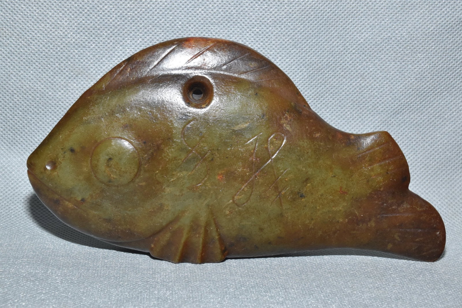 Chinese hongshang culture jade carved sculpture: Size: Height 10 cm - Width 16.5 cm Materials: Jade Dynasty: Hongshan Culture Attribution: 3000-BC Object: Chinese Antiques