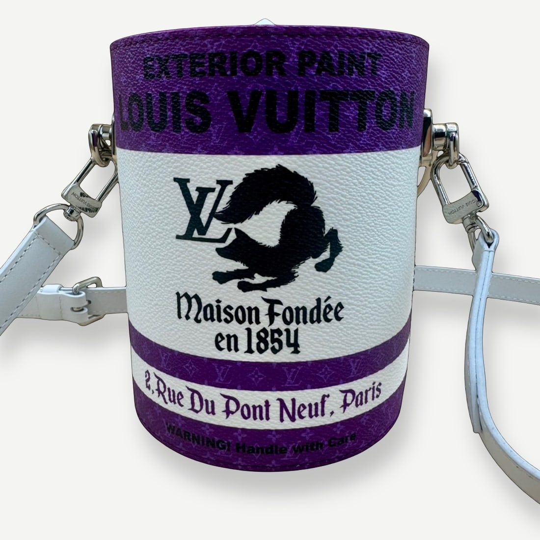 LOUIS VUITTON Paint Can Bag, Purple, Louis Dreamhouse Collection by Virgil Abloh (1 of 10)