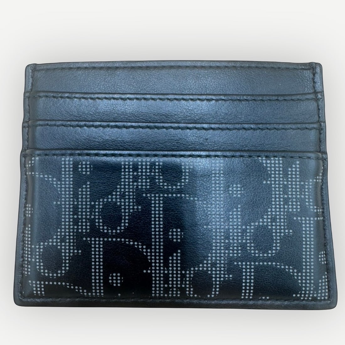 CHRISTIAN DIOR Black Oblique Jacquard Card Holder Ð Full Set (1 of 11)
