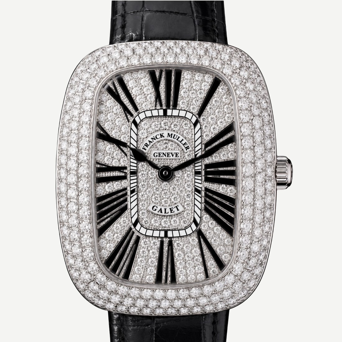 Franck Muller Galet 3002 M QZ R, Factory Diamond-Set, Full Set, 2024: Heritage Franck Muller's Galet collection stands apart in the Swiss watchmaking canon ? a refined cushion silhouette conceived for those who find restraint more compelling than spectacle. The referenc