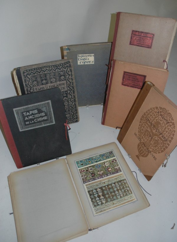 A PORTFOLIO OF ORNAMENTATION, including Tapisserie: A PORTFOLIO OF ORNAMENTATION, including Tapisseries ef Etoffes Coptes, U.R.S.S. Broderies Russe's Tartares Ameriennes, Ornements de Perles des Peuples Finnois et Siberiens, Tapis Roumins, Decoration O