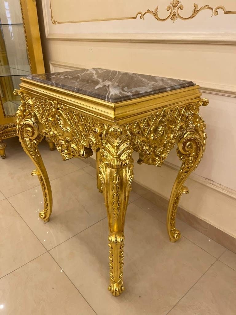 French Luxury Louis xv style entryway Giltwood: i Dimensions : 29.5" W x 32" H x 21.6 " Depth Sold Out- available for Made to order expected delivery early September! reserve now SHIPPING INFORMATION Insurance: All items are shipped with insurance 