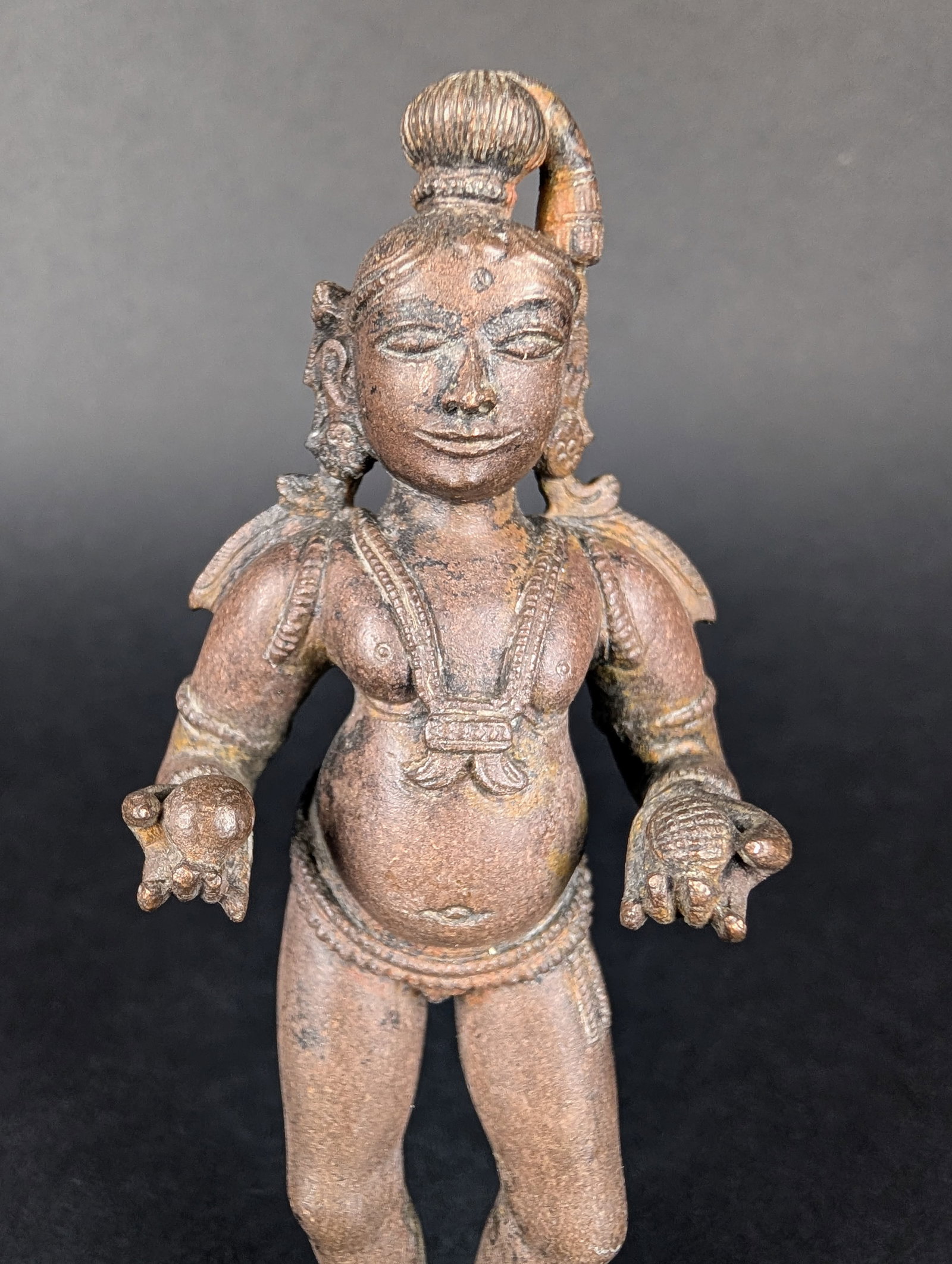 Krishna with two butterballs - 3