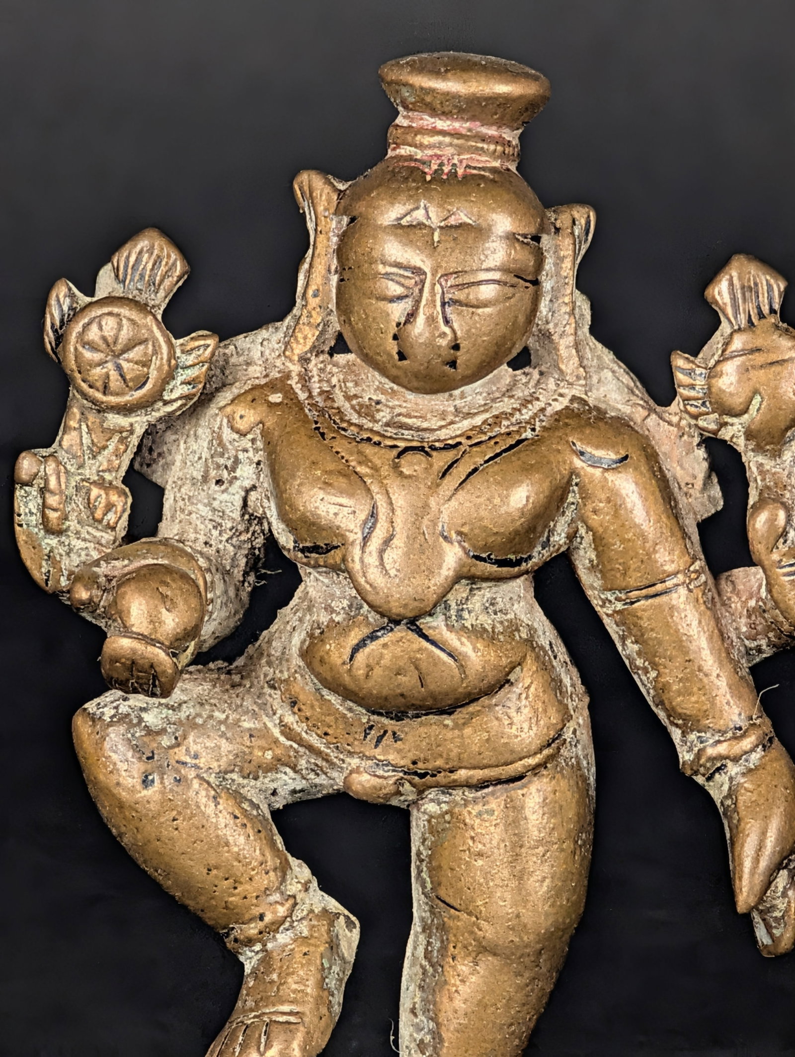 Four armed standing Krishna - 7