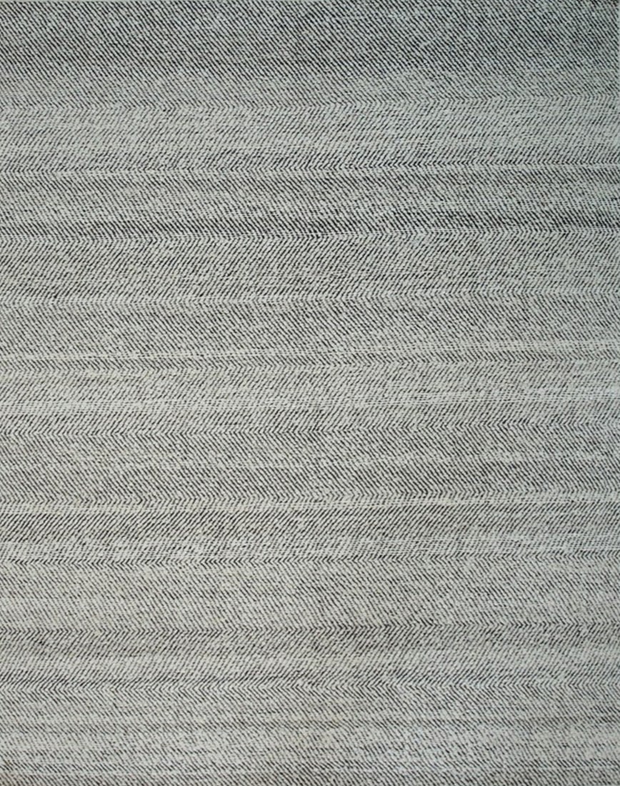 Flatweave Handwoven Wool Rug 4' x 6', Natural White: Flatweave area rug, handwoven in wool, in natural white tones, brand new, approximately 4' x 6' (48 x 72 inches, flatweave, 0.25-inch thick), a versatile 4x6 size. Made in India and sold by Eastern Or