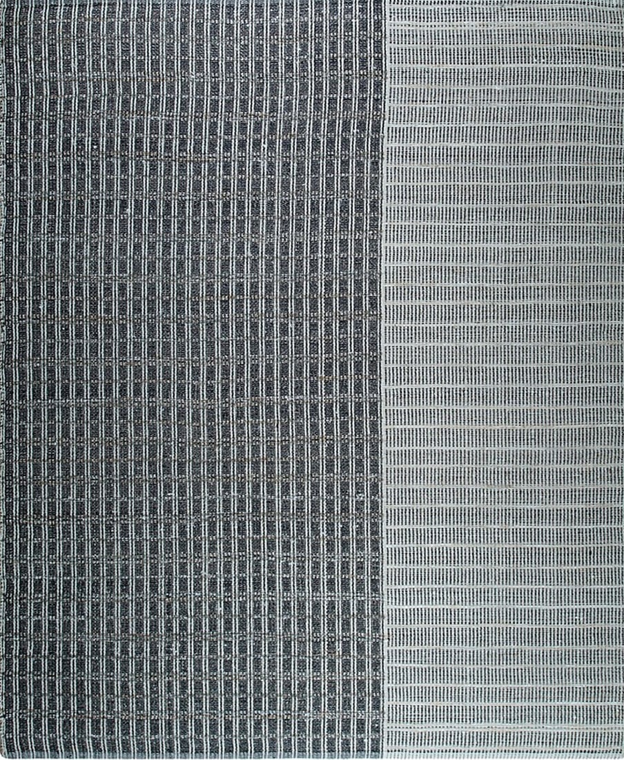 Flat Weave Handwoven Rug 7'9x9'9, Natural Gold: Flat Weave area rug, handwoven in cotton, hemp, viscose, in natural gold tones, brand new, approximately 7'9 x 9'9 (96 x 120 inches, flatweave, 0.25-inch thick), a versatile 8x10 size. Made in India a