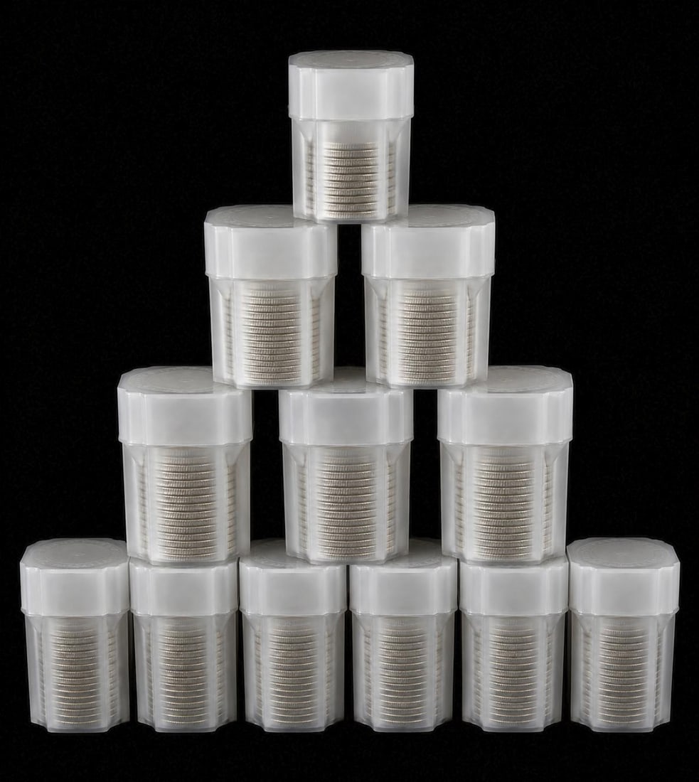 250-Coin Elite Morgan & Peace Dollar Collection: This lot features a curated 250-coin Premium Brilliant Uncirculated Morgan & Peace Silver Dollar Reserve Collection selected for strong overall eye appeal, luster, and premium investor presentation. A