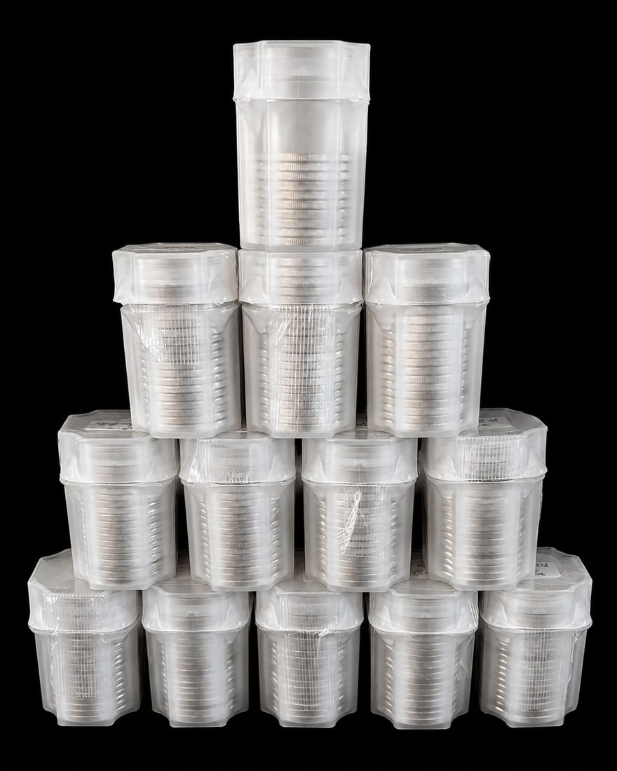 250-Coin Elite Peace Dollar Collection: This lot features a curated 250-coin Elite Peace Silver Dollar Collection selected for exceptional overall eye appeal, strong luster, and premium investor presentation. This impressive large-format ac