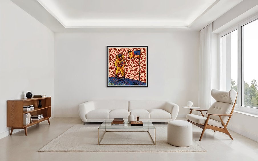 Fenzolini – CRAZY MOONWALK – iFusionism of Andy Warhol and Keith Haring - Limited Edition of 150 - 4