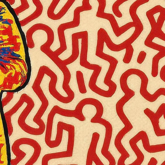 Fenzolini – CRAZY MOONWALK – iFusionism of Andy Warhol and Keith Haring - Limited Edition of 150 - 8