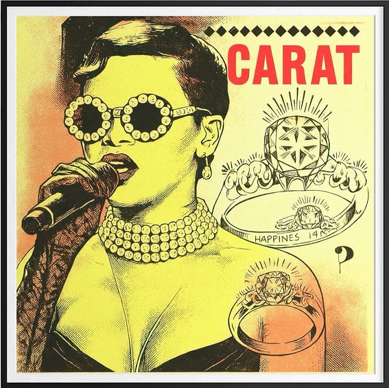 Fenzolini – CARAT QUEEN – iFusionism of Andy Warhol – Limited Edition of 150: CARAT QUEEN by Fenzolini is offered as a signed and individually numbered fine art edition, strictly limited to 150 examples.Each work is accompanied by a Certificate of Authenticity signed by the art