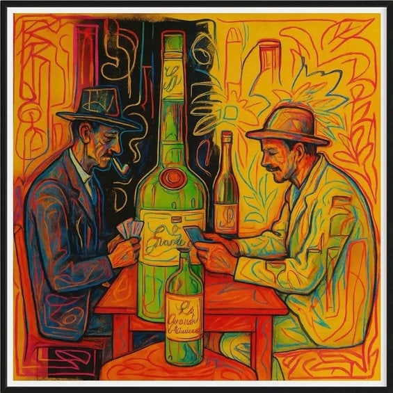 Fenzolini – COBRA CARDS – iFusionism of Cézanne, Alechinsky and Warhol - Limited Edition of 150: POP PLAYING COBRA CARDS by Fenzolini is offered as a signed and individually numbered fine art edition, strictly limited to 150 examples.Each work is accompanied by a Certificate of Authenticity signe