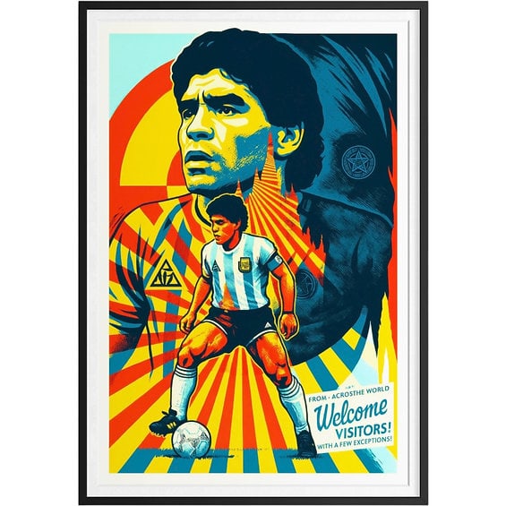 Fenzolini – FAIRPLAY – iFusionism of Diego and Shepard Fairey – Limited Edition of 150: FAIRPLAY by Fenzolini is offered as a signed and individually numbered fine art edition, strictly limited to 150 examples. Each work is accompanied by a Certificate of Authenticity signed by the artis
