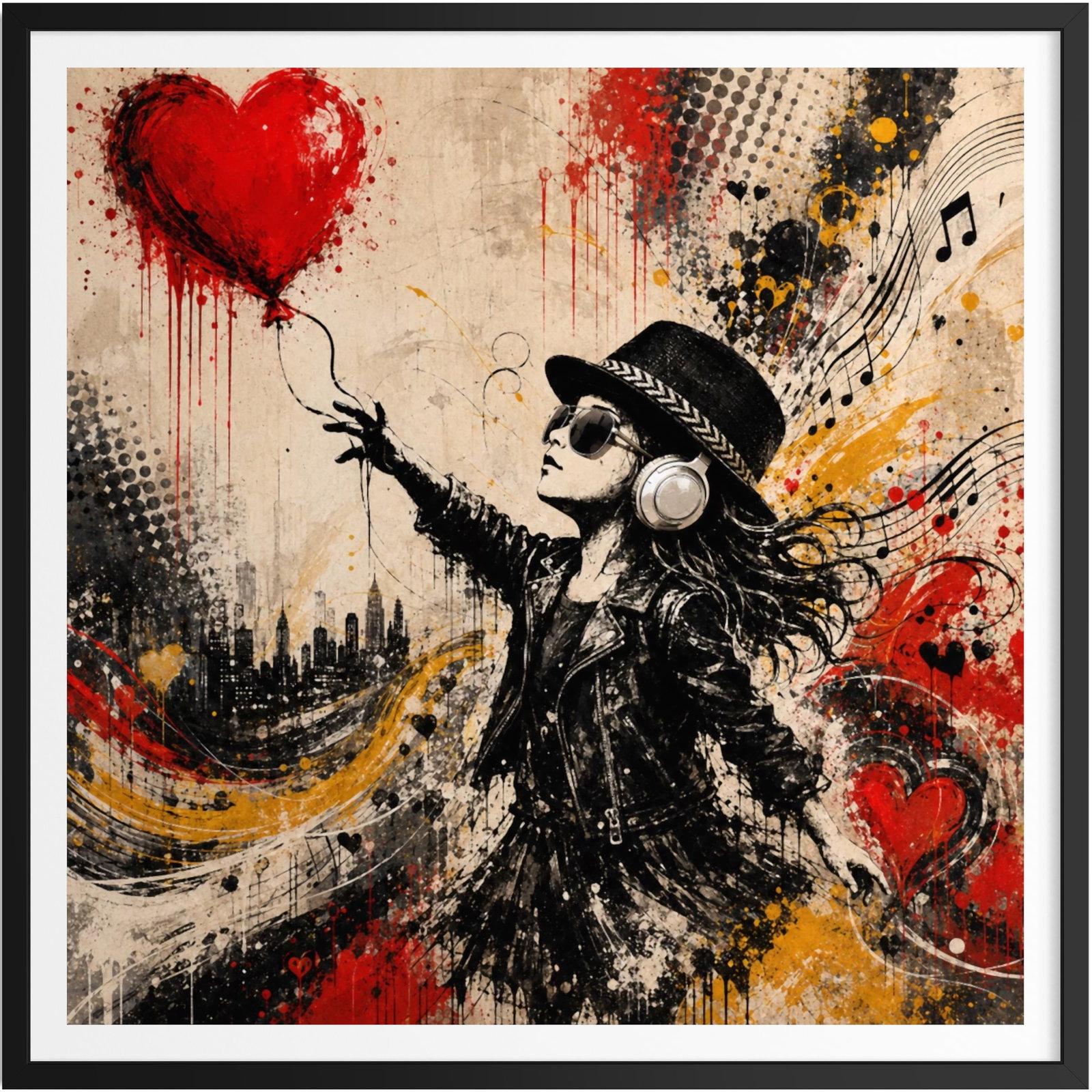Fenzolini – GIRL WITH HAT – iFusionism of Banksy and Fenzolini – Limited Edition of 150: GIRL WITH HAT by Fenzolini is offered as a signed and individually numbered fine art edition, strictly limited to 150 examples.Each work is accompanied by a Certificate of Authenticity signed by the a