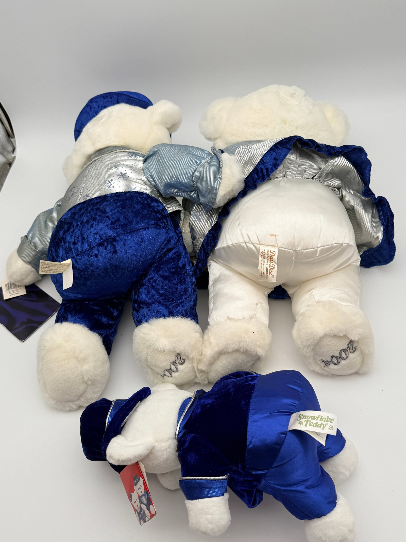 Snowflake Teddy Bear Trio Limited Editions (1 of 6)