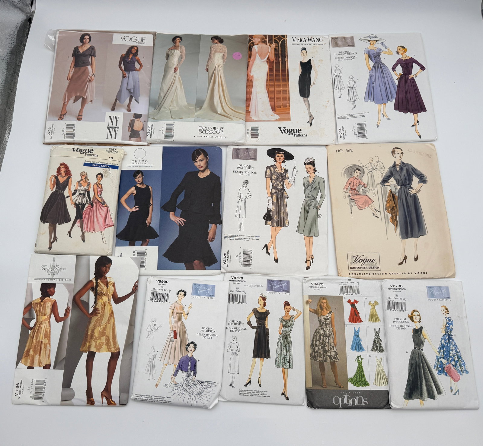 Vintage Vogue Designer Pattern Lot (1 of 1)