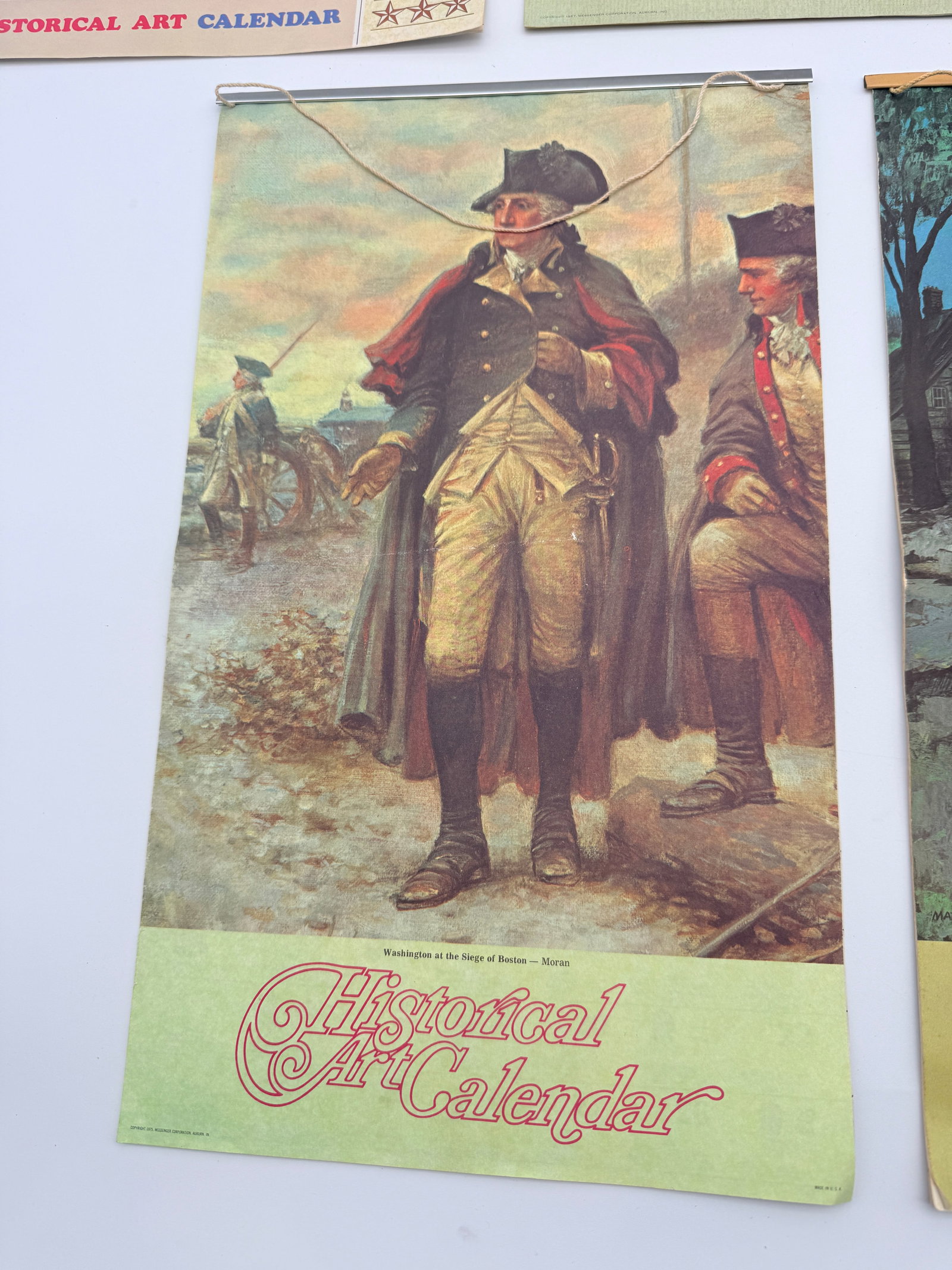 Vintage Historical Art Calendars Lot (1 of 10)