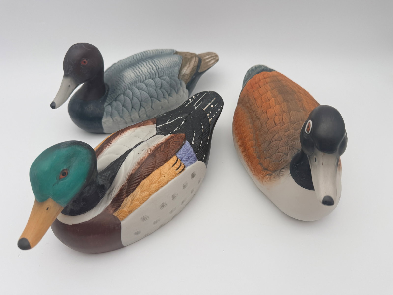 Vintage Ceramic Duck Figurine Trio (1 of 3)