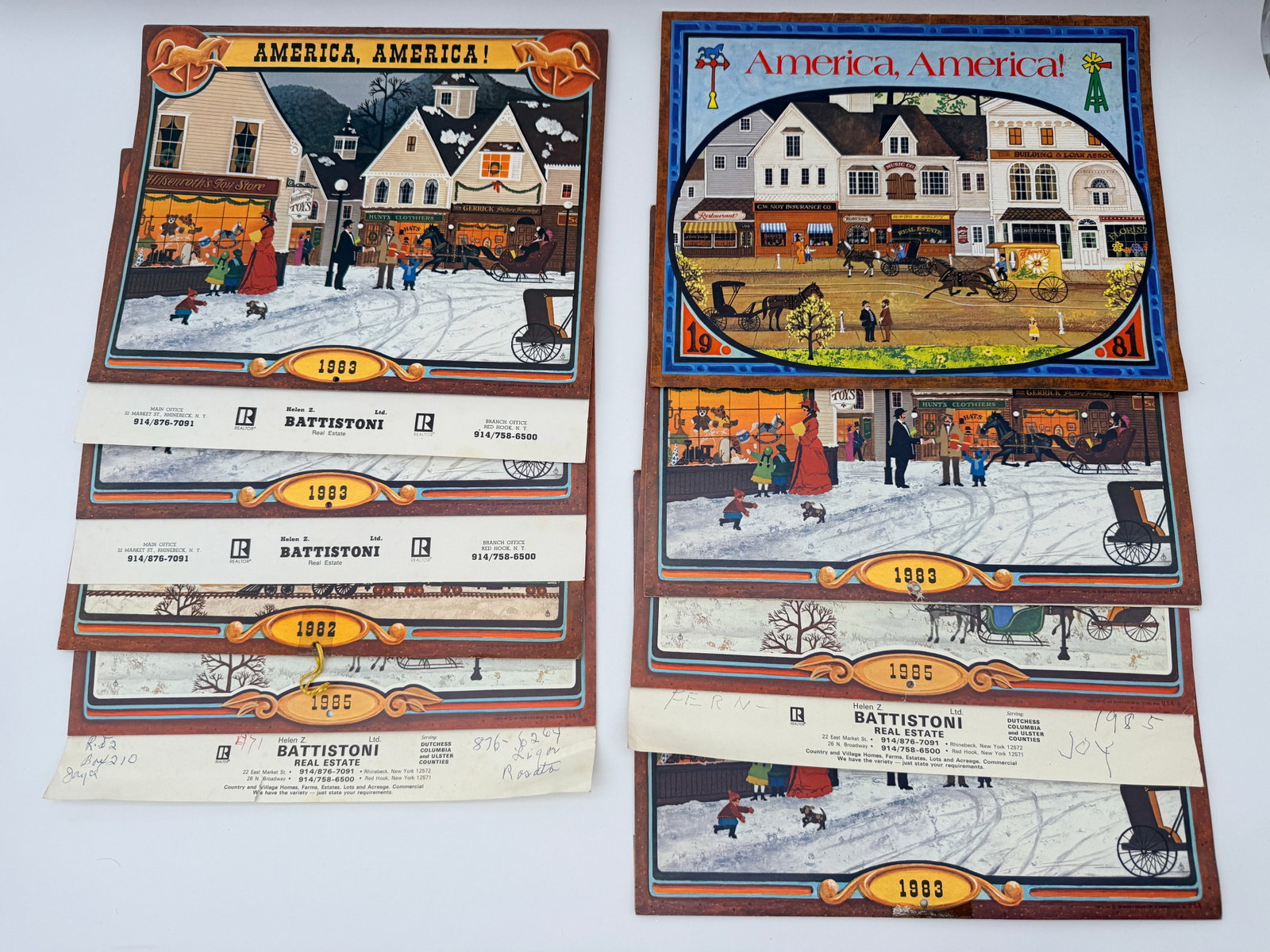 Vintage America, America! Calendar Lot (1 of 8)