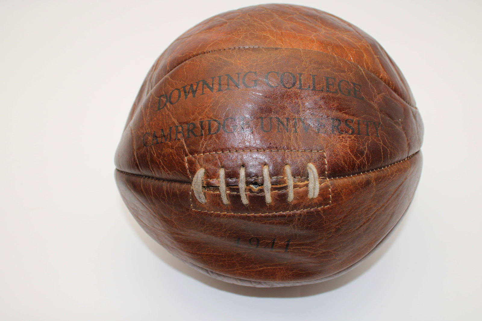 Downing College Cambridge Univ. 1941 Basketball: Somewhat firm.