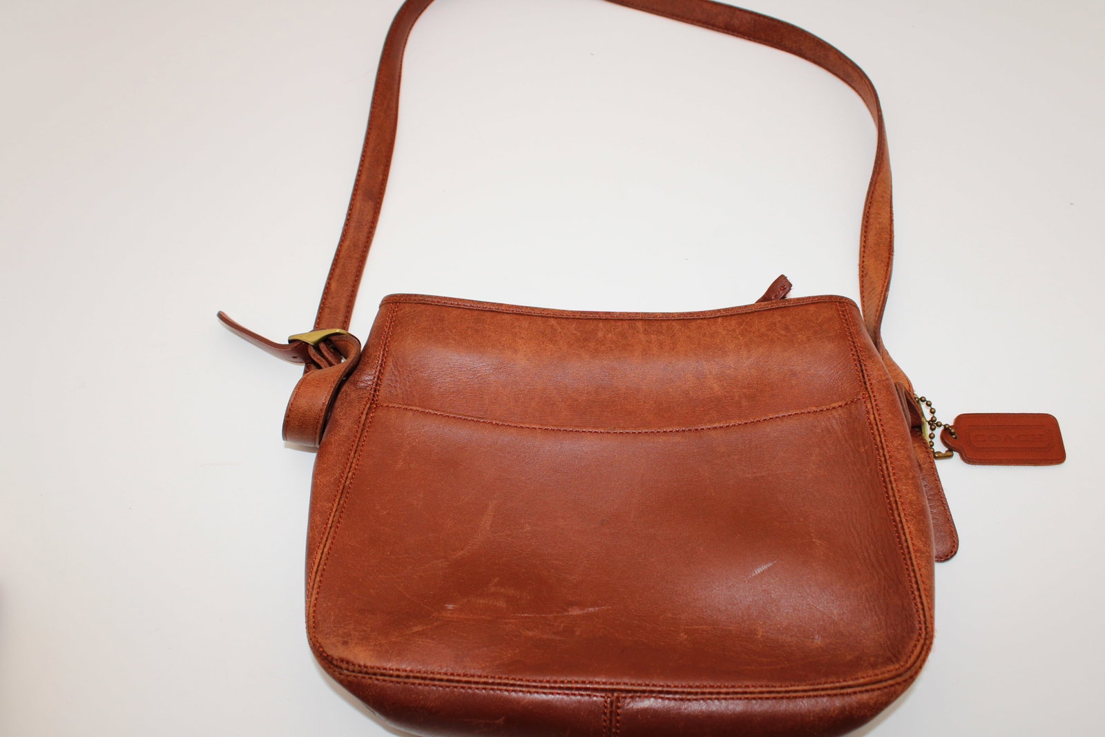 Vintage Brown Coach Handbag: See photos for condition. May need cleaning.