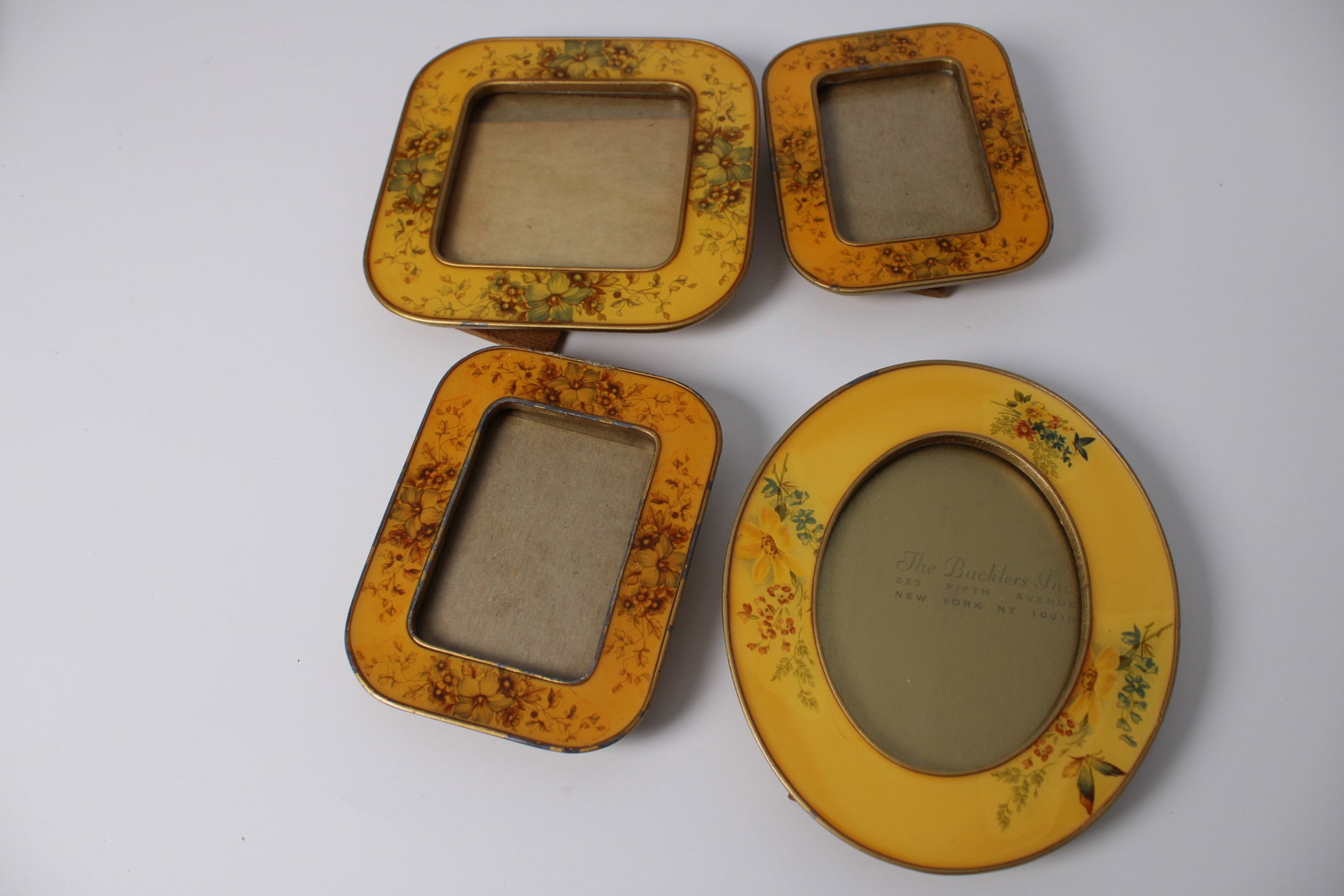 Vintage Floral Metal Picture Frame Lot (1 of 6)