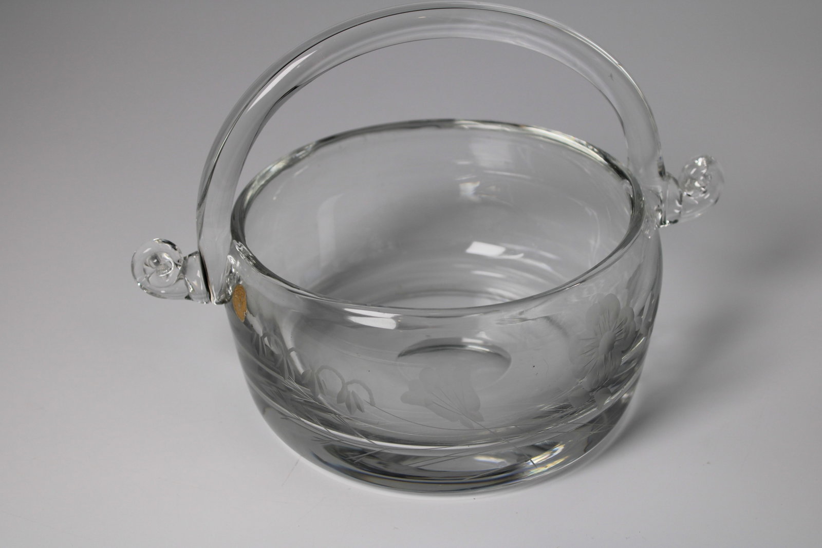 Clear Cut Crystal Basket Bowl (1 of 4)