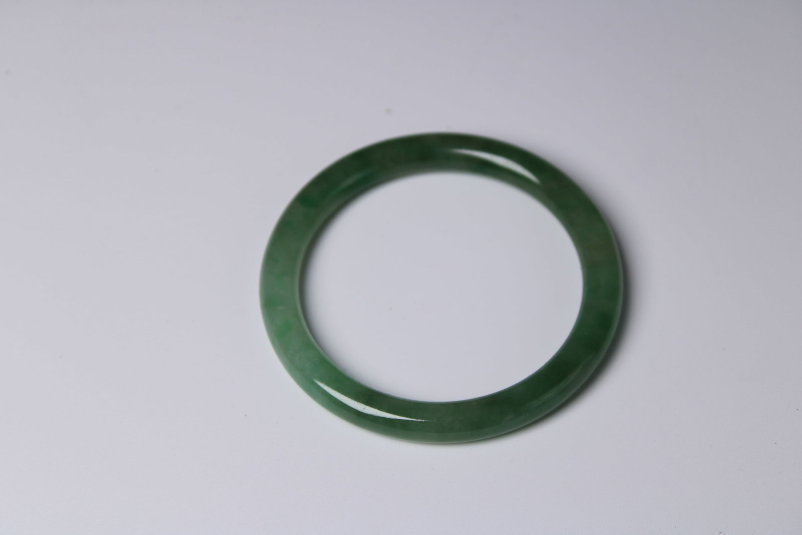 Green Jade Bangle Bracelet (1 of 2)