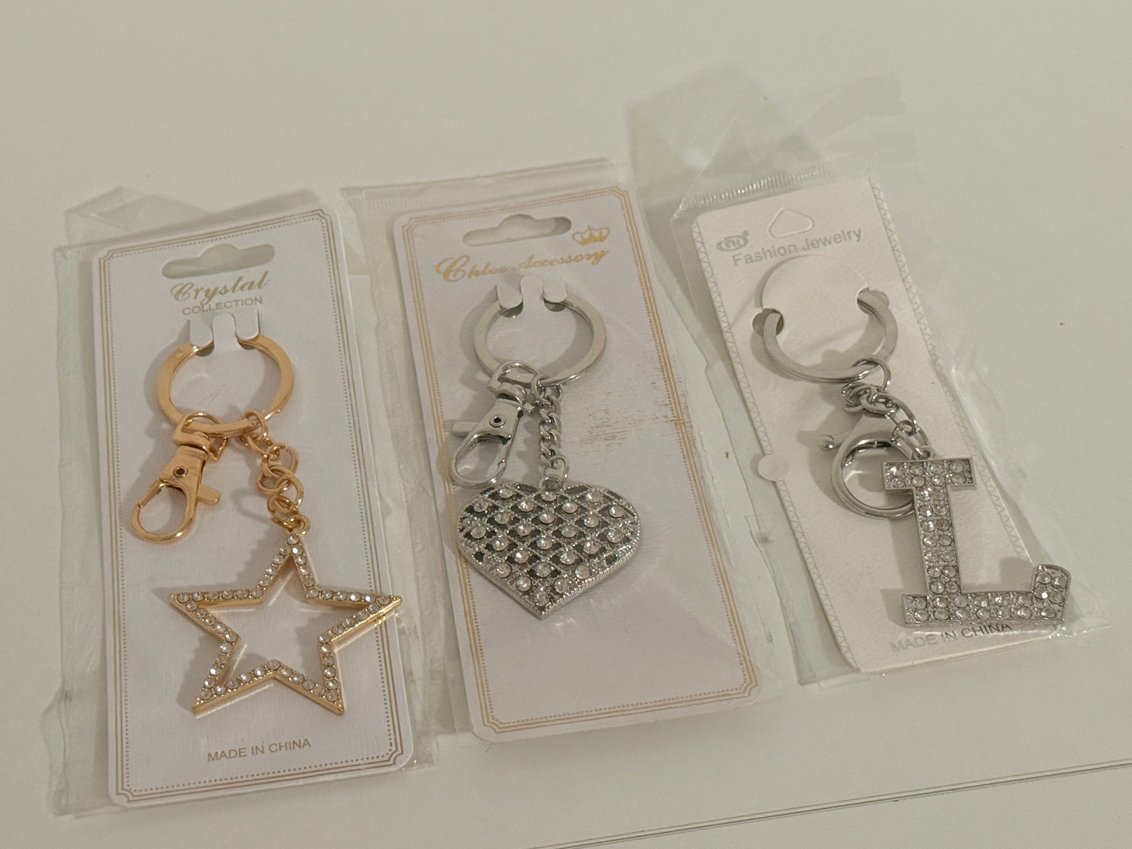 Rhinestone Keychain Lot (1 of 1)
