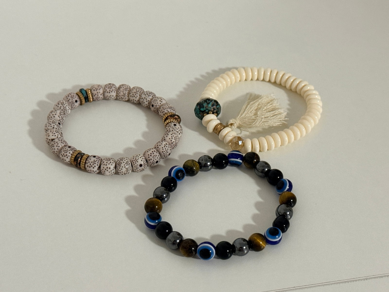 Beaded Bracelet Trio (1 of 1)