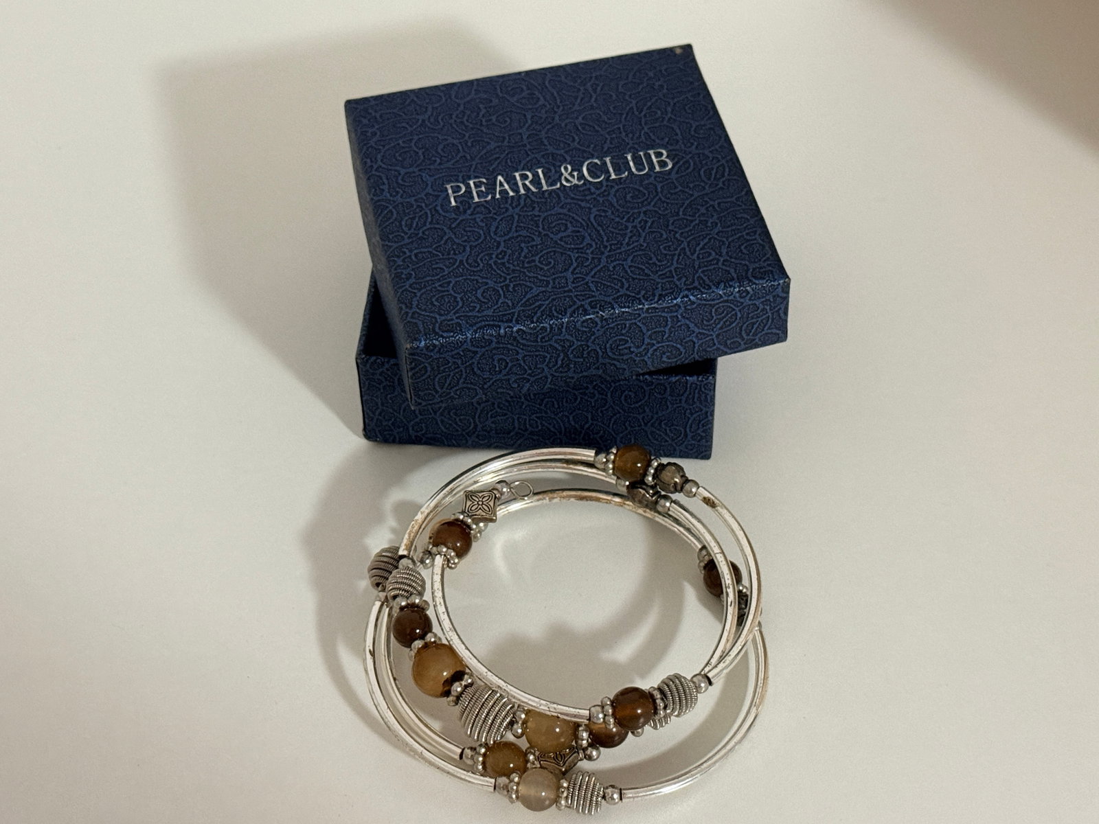Pearl & Club Bracelet Set (1 of 1)